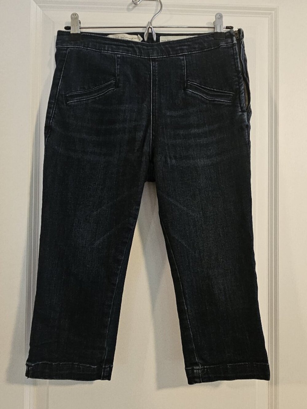 Pilcro and the Letterpress Anthropologie High Rise Denim Leggings Cropped Jeans